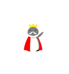 ペンギンの髭の王様（個別スタンプ：11）