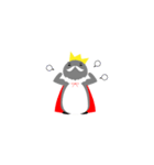 ペンギンの髭の王様（個別スタンプ：12）