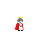 ペンギンの髭の王様（個別スタンプ：13）
