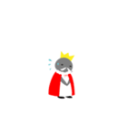 ペンギンの髭の王様（個別スタンプ：14）