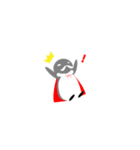 ペンギンの髭の王様（個別スタンプ：35）